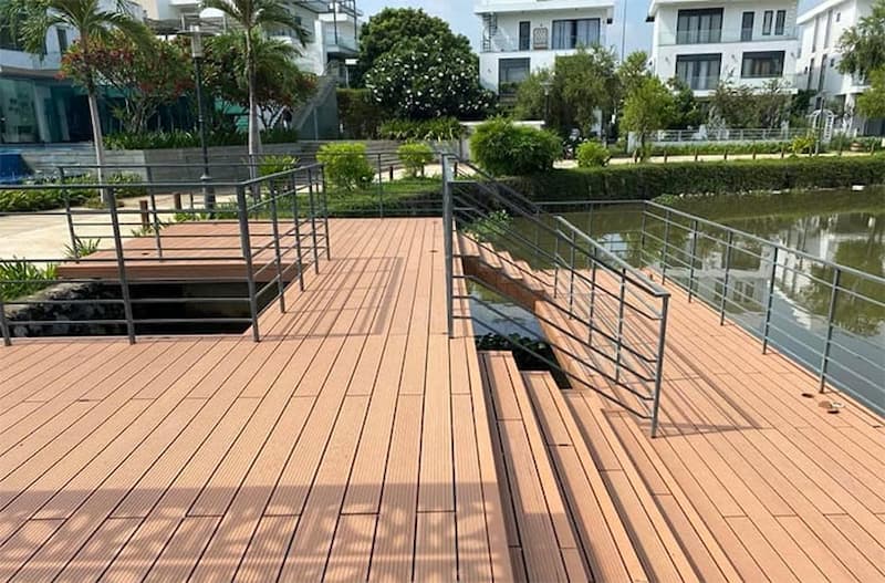 sàn gỗ nhựa ngoài trời