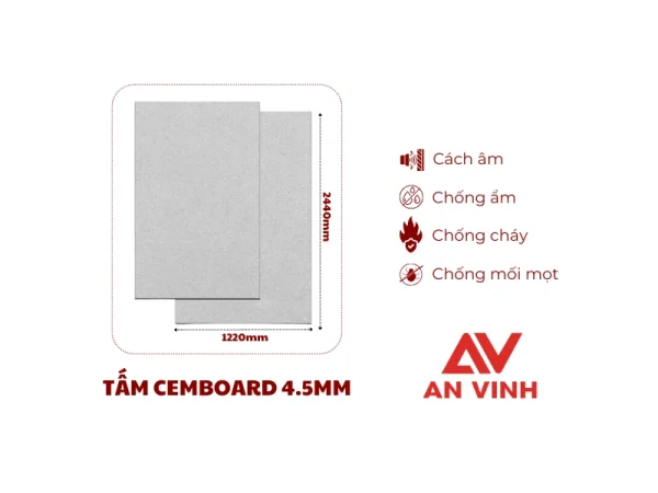 tấm Cemboard 4.5mm