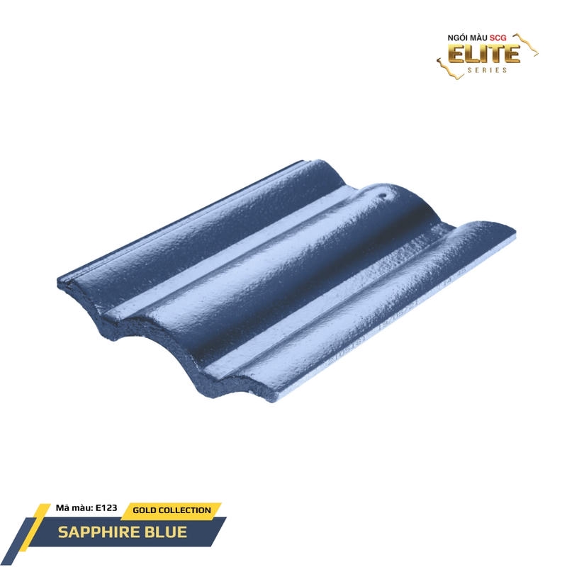 Ngói màu SCG Elite Màu Sapphire Blue E123