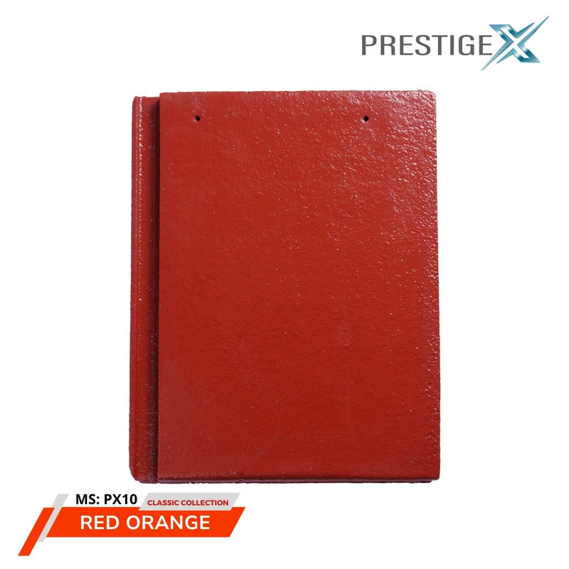 Ngói phẳng SCG Prestige X Màu Red Orange PX 10