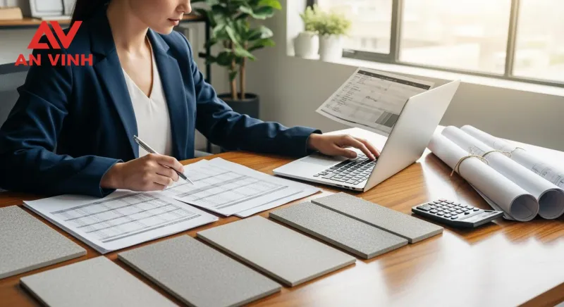 Cách khoanh vùng và so sánh báo giá từ nhiều đại lý tấm cemboard