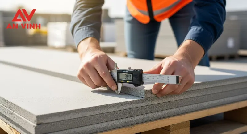 Checklist kiểm tra hàng và xử lý rủi ro khi nhận tấm cemboard tại công trình