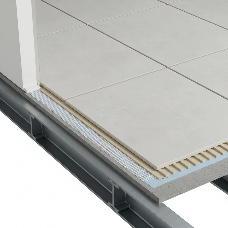 Cách xử lý mối nối và lát gạch lên tấm cemboard không lo bong tróc
