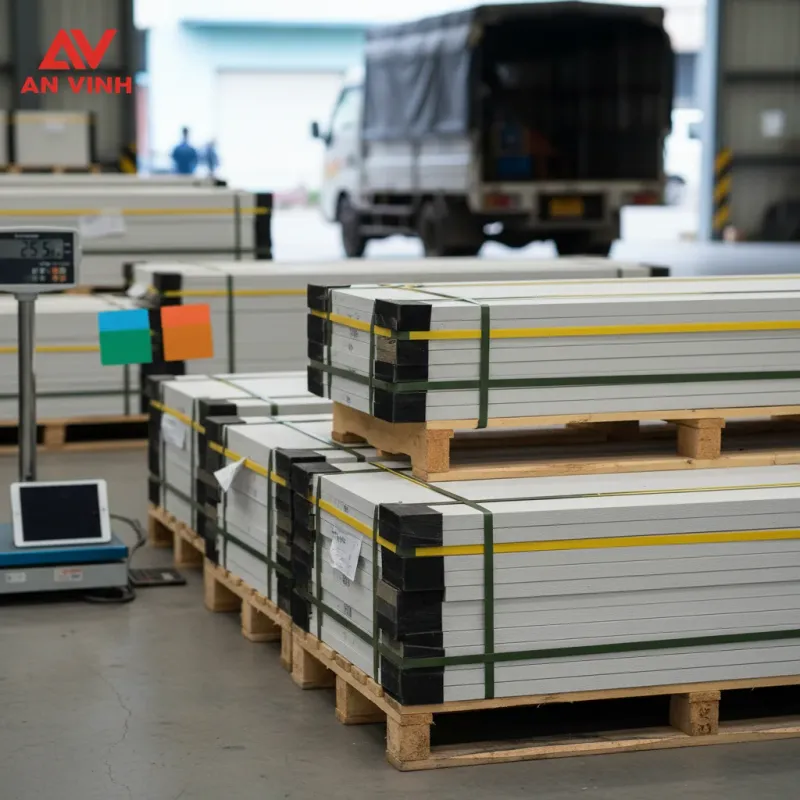 Dự toán vận chuyển: Cách tính tổng khối lượng khi mua theo kiện/pallet