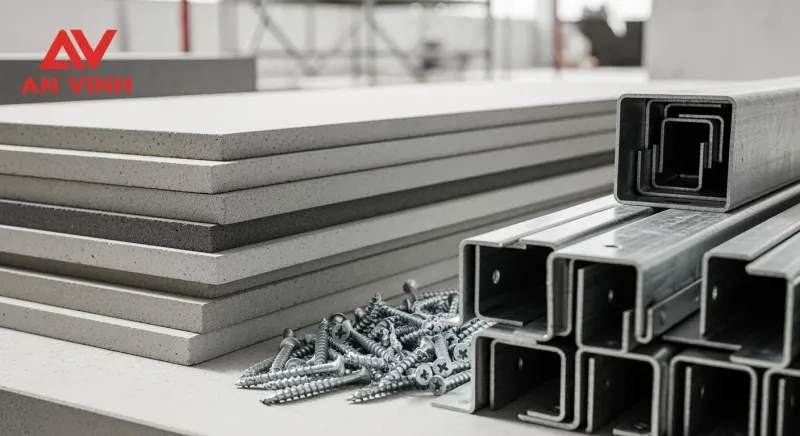 Chuẩn bị vật tư: Chọn đúng để thi công nhàn, độ bền cao