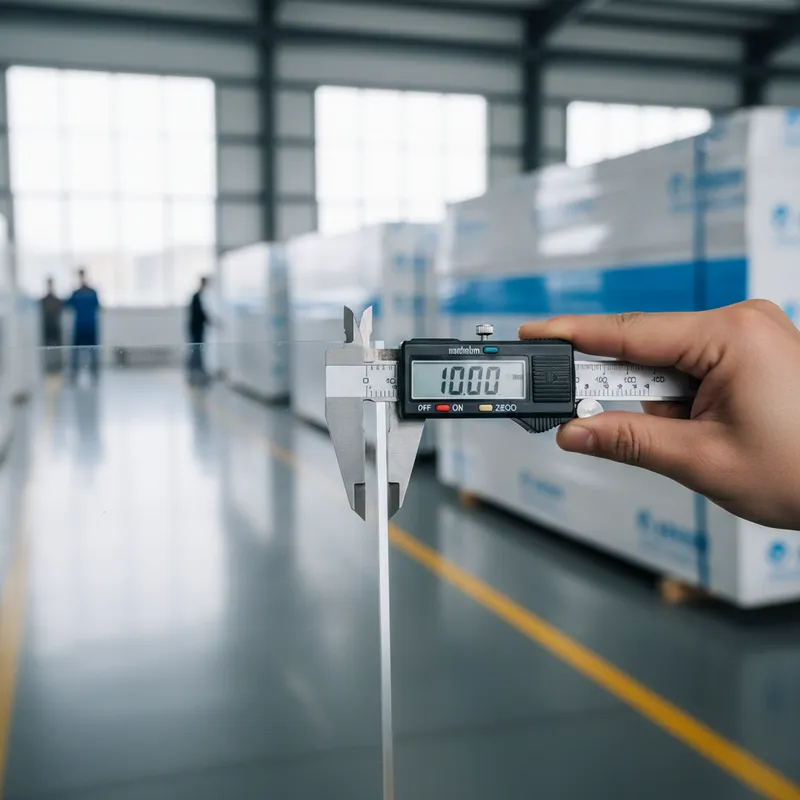 Checklist kiểm tra chất lượng tấm poly đặc ruột trước khi nhận hàng