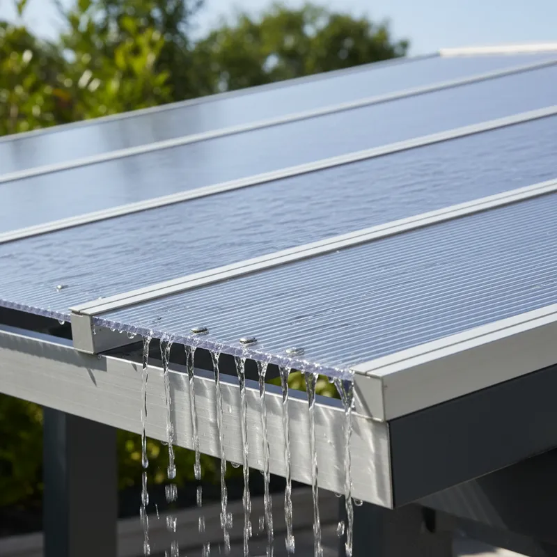 Yêu cầu độ dốc mái tấm poly tối thiểu