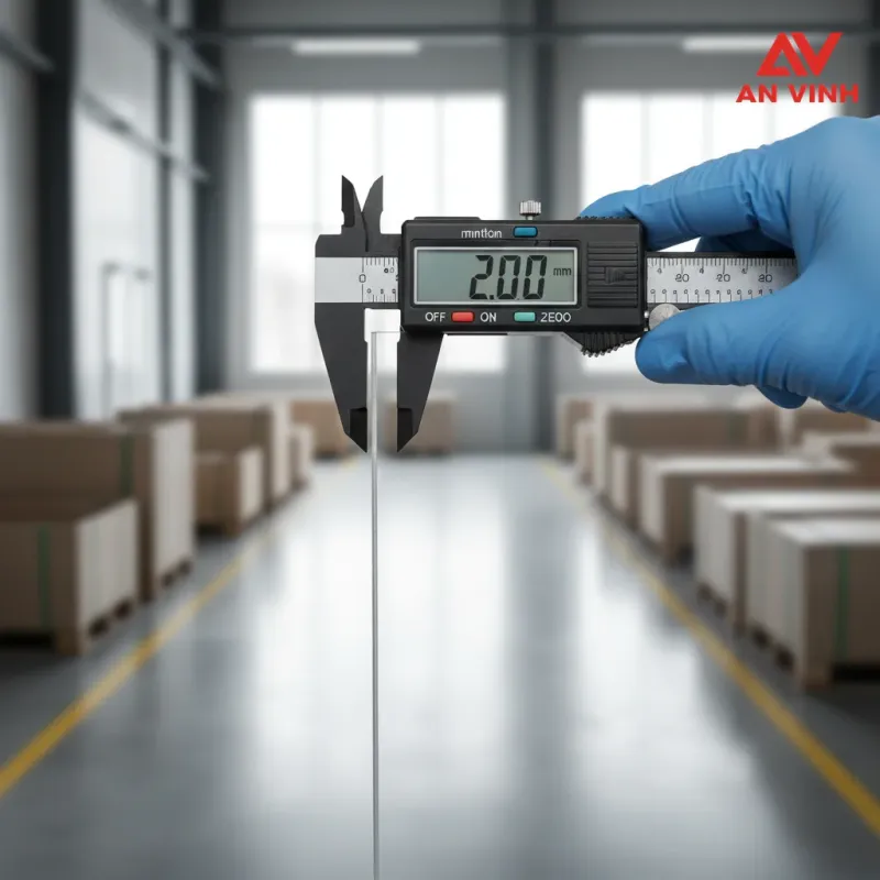 Checklist kiểm tra chất lượng tấm poly đặc 2mm trước khi chốt đơn
