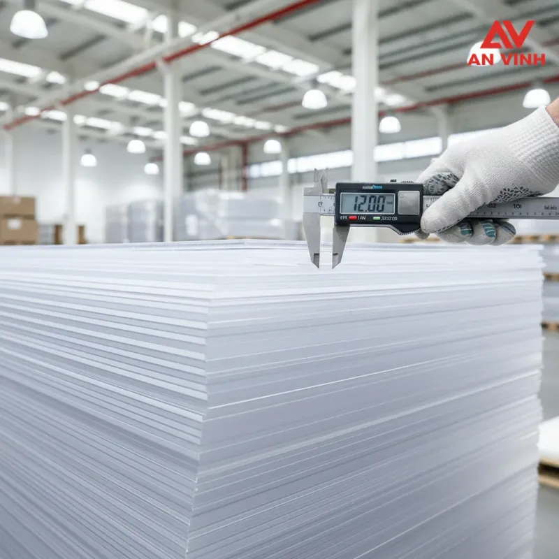 Chốt mua tấm poly ở đâu đúng chuẩn, đủ ly, rõ ràng chính sách?