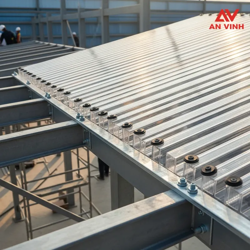 Báo giá minh bạch và tiêu chí mua tôn sóng Polycarbonate tại Vật liệu An Vinh