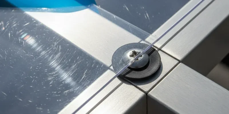 Hướng dẫn lắp đặt tấm polycarbonate đặc ruột: Kỹ thuật khoan, bắt vít & chống thấm mối nối 1
