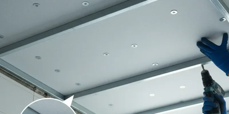 tấm cemboard làm trần 1