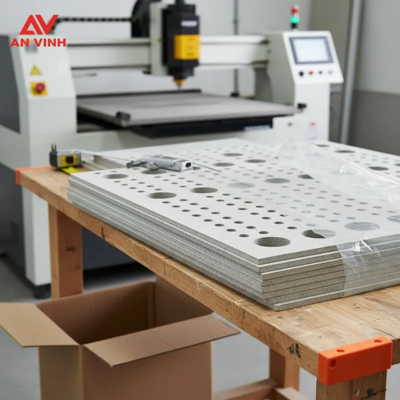 Báo giá tấm cemboard đục lỗ và các yếu tố phát sinh chi phí