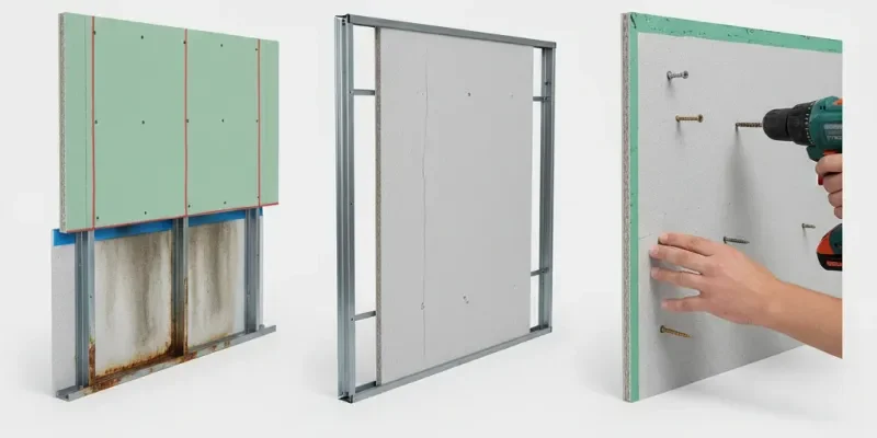 vách ngăn bằng tấm cemboard 1