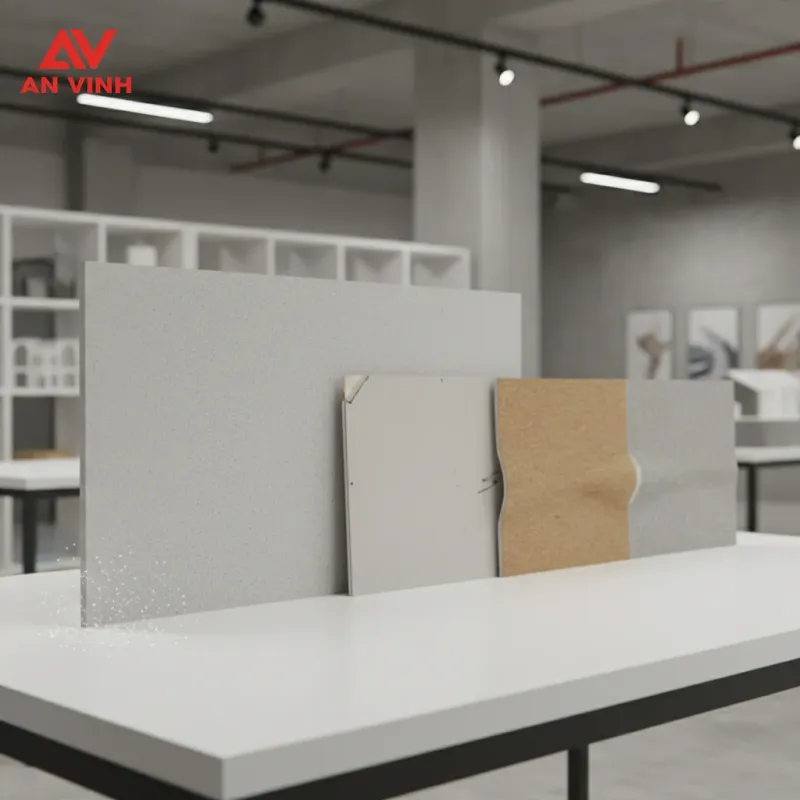So sánh vật liệu và phương án thay thế cho vách ngăn