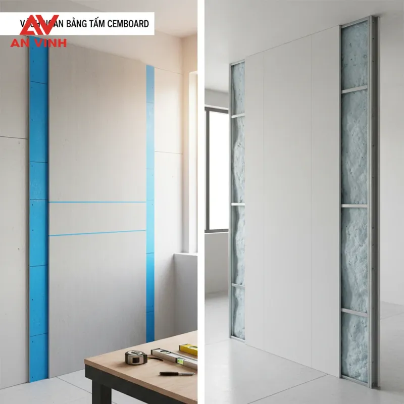 Tiêu chí chọn đúng mã tấm cemboard theo vị trí lắp đặt