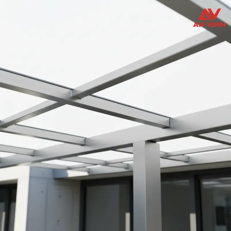 Công thức chọn độ dày tấm Poly theo kết cấu mái (Tránh cong võng)