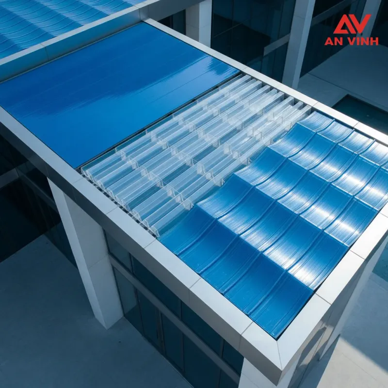 Tiêu chí lựa chọn độ dày và quy cách Tấm poly màu xanh hồ phù hợp